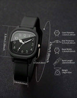 BLING Time Silicone Watch Heart Bracelet Set