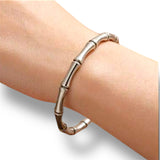 BLING French Style Stainless Steel Bamboo Knot Bracelet