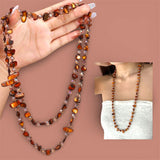 BLING Boho Vintage Shell Beads Long Necklace