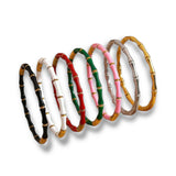 BLING French Style Stainless Steel Bamboo Knot Bracelet