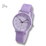 BLING Time Round Face Silicone Quartz Watch W03001
