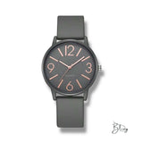 BLING Time Round Face Silicone Quartz Watch W03002