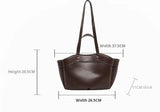 BOLSO Dumpling Open Tote Commuter Bag with Sling