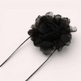 BLING Multi Style Rosette Tie Necklace Belt
