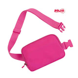 BOLSO Waterproof Sports Fanny Pack Zip Belt Bag
