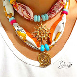 BLING Wrap Summer Bandana Necklace