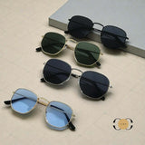 ILUV 4pc Retro Metal Frame Vintage Sunglasses Set