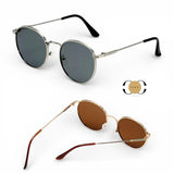 ILUV Retro Metal Frame Round Sunglasses