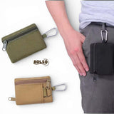 BOLSO Utilitarian Portable Zip Wallet