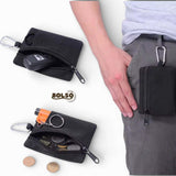 BOLSO Utilitarian Portable Zip Wallet