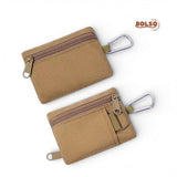 BOLSO Utilitarian Portable Zip Wallet