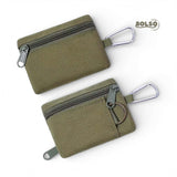 BOLSO Utilitarian Portable Zip Wallet