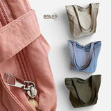 BOLSO Kanso Minimalist Zipper Pocket Daily Tote Bag