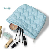 BOLSO Heart Quilted Cloud Zipper Organizer