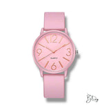 BLING Time Round Face Silicone Quartz Watch W03002