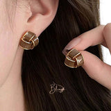 BLING 3pairs Vintage Two Tone Earrings Set