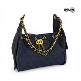 PREORDER BOLSO Premium Quilted Suede Classic Chain Bag