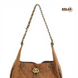 PREORDER BOLSO Premium Quilted Suede Classic Chain Bag