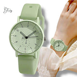 BLING Time Round Face Silicone Quartz Watch W03001