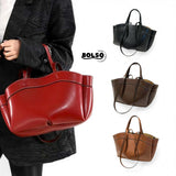 BOLSO Dumpling Open Tote Commuter Bag with Sling
