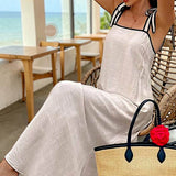 HAMPTONS Weekend Woven Resort Long Strap Dress