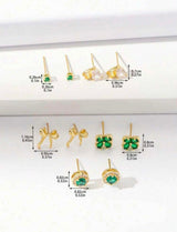 BLING 5pairs Daily Earrings Set with box