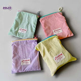 BOLSO Macaroons Pastel Zipper Vanity Storage Bag