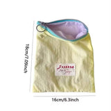 BOLSO Macaroons Pastel Zipper Vanity Storage Bag