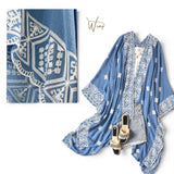 GYPSY Woven Boho Embroidered Ethnic Kimono