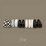BLING 6pairs Vintage Black & White Earrings Sets