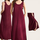 SWEET DREAMS Lounge Cozy Round Neck Maxi Night Gown Dress