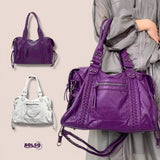 PREORDER HQ Retro Soft Leather Large Handbag w Sling (No COD)