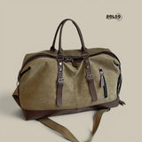 BOLSO Canvas Large Duffle Travel Bag w Sling