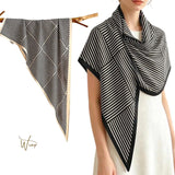 WRAP Geo Triangle Satinized Multi Style Scarf