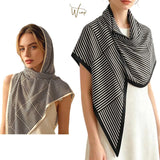 WRAP Geo Triangle Satinized Multi Style Scarf