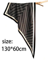 WRAP Geo Triangle Satinized Multi Style Scarf