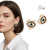 BLING Elegant Evil Eye Fashion Earrings
