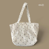 BOLSO Floral Large Fabric Dainty Tote Bag