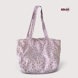 BOLSO Floral Large Fabric Dainty Tote Bag