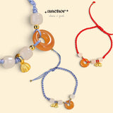 ANCHOR Braided Lucky Bracelet Lotus Seed Charm Bracelet