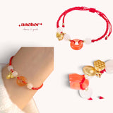 ANCHOR Braided Lucky Bracelet Lotus Seed Charm Bracelet