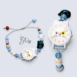 BLING Time Bead Bracelet Watch Adjustable