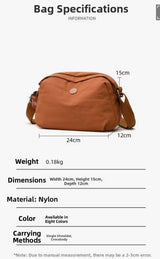 BOLSO OTG Oxford Crossbody Multi Slots Bag