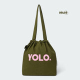 BOLSO Statement Casual Daily Textured Packable Tote Bag