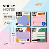 ANCHOR 4-Piece Mindful Productivity Notepad Gift Set | Brain Dump & To-Do List Tiny Wins Daily Reset Notes