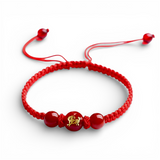 BLING 2026 Lucky Charm Bracelet - Horse Bead in Red Braid Cord