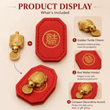 ANCHOR Turtle Charm with Protective Sleeve Money Health Luck