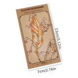 ANCHOR 1pc Colorful Feather Bookmark Pendant | Gift Souvenir Giveaway