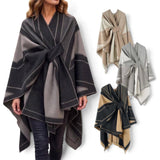 PREORDER WRAP Warm Loop Geo Multi Shawl