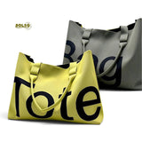 PREORDER BOLSO Large Knit Letter Open Tote Everyday Bag